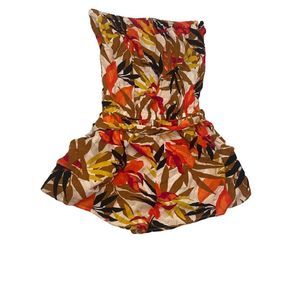 Billabong Multicolor Strapless Romper